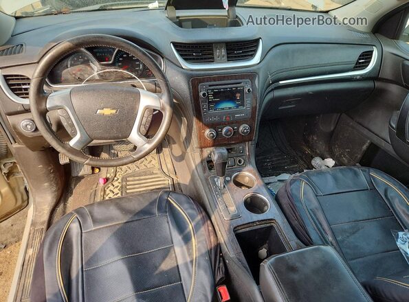 1GNKVGKD3GJ220618 2016 CHEVROLET TRAVERSE Beige Vista del salpicadero