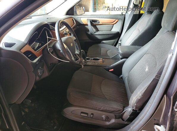 1GNKVGKD4HJ153268 2017 CHEVROLET TRAVERSE Black წინა სალონის ხედი