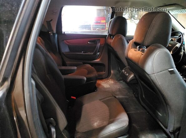 1GNKVGKD4HJ153268 2017 CHEVROLET TRAVERSE Black უკანა სალონის ხედი