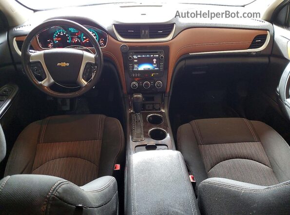 1GNKVGKD4HJ153268 2017 CHEVROLET TRAVERSE Black წინა პანელის ხედი