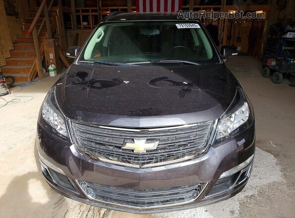 1GNKVGKD4HJ153268 2017 CHEVROLET TRAVERSE Black წინა ხედი