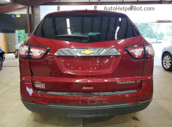 1GNKVGKD6GJ224596 2016 CHEVROLET TRAVERSE Maroon Widok z tyłu