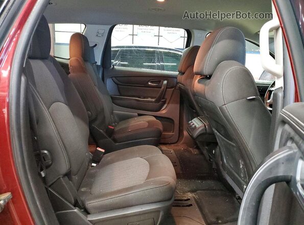 1GNKVGKD6GJ224596 2016 CHEVROLET TRAVERSE Maroon Widok wnętrza z tyłu