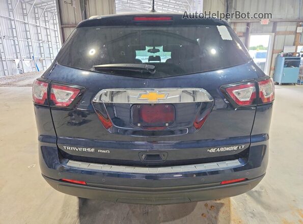 1GNKVGKD8HJ185933 2017 CHEVROLET TRAVERSE Blue Вид ззаду