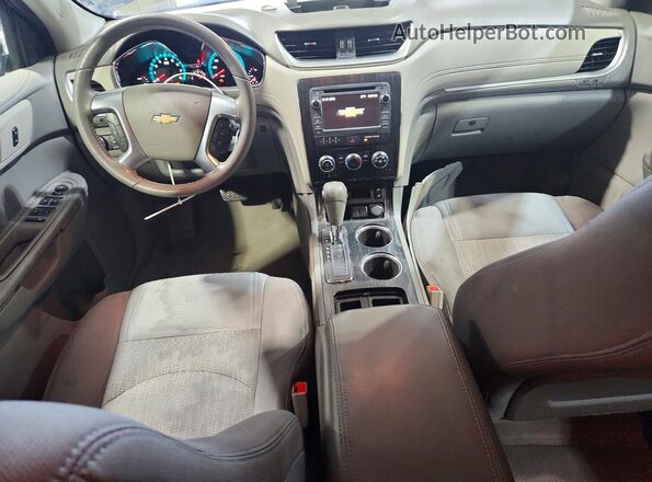 1GNKVGKD8HJ185933 2017 CHEVROLET TRAVERSE Blue Вид панелі приладів