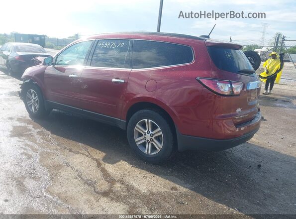 1GNKVGKD8HJ316682 2017 CHEVROLET TRAVERSE Red Հետևի ձախ