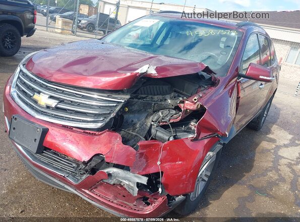 1GNKVGKD8HJ316682 2017 CHEVROLET TRAVERSE Red Դիմացի տեսք