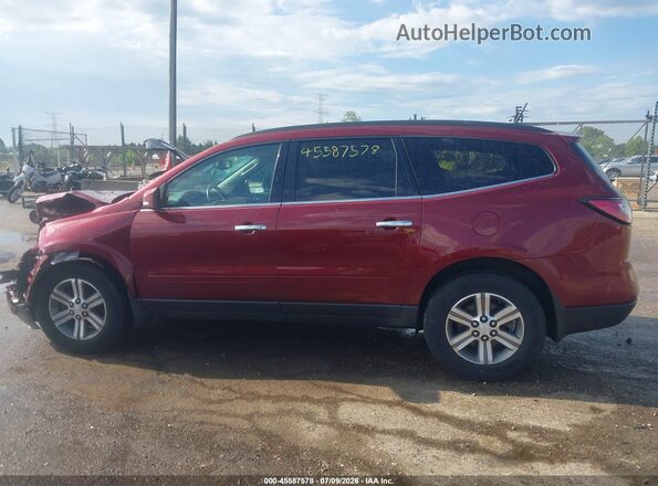 1GNKVGKD8HJ316682 2017 CHEVROLET TRAVERSE Red Սալոնի 360 աստիճան տեսք