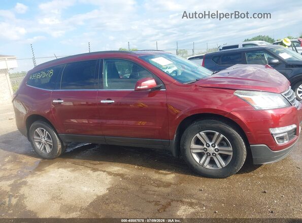 1GNKVGKD8HJ316682 2017 CHEVROLET TRAVERSE Red Սալոնի հետևի տեսք