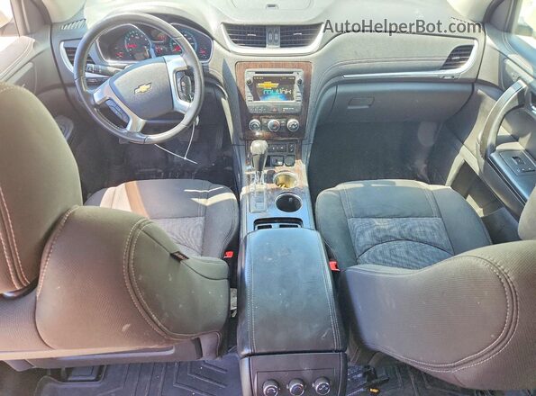 1GNKVGKDXFJ203376 2018 CHEVROLET TRAVERSE White Widok deski rozdzielczej
