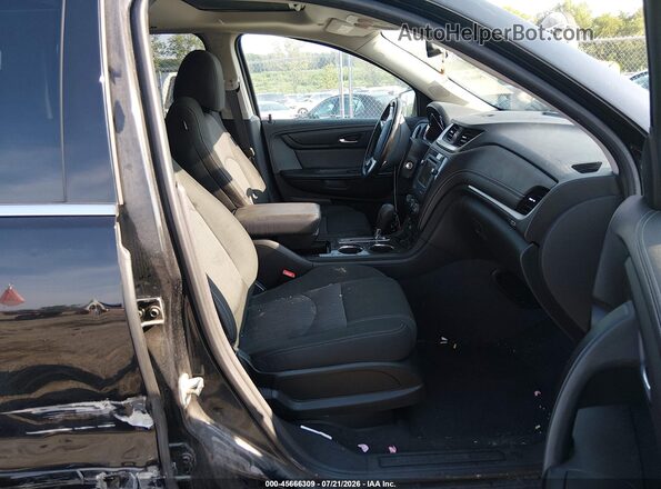1GNKVGKDXGJ106731 2016 CHEVROLET TRAVERSE Black Widok wnętrza z przodu