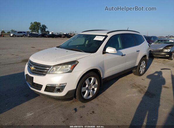 1GNKVGKDXGJ176665 2016 CHEVROLET TRAVERSE Белый Передняя левая четверть