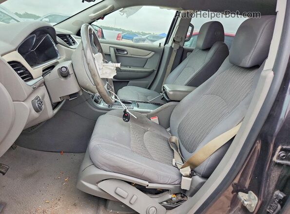 1GNKVGKDXGJ276541 2016 CHEVROLET TRAVERSE Gray Front interior view