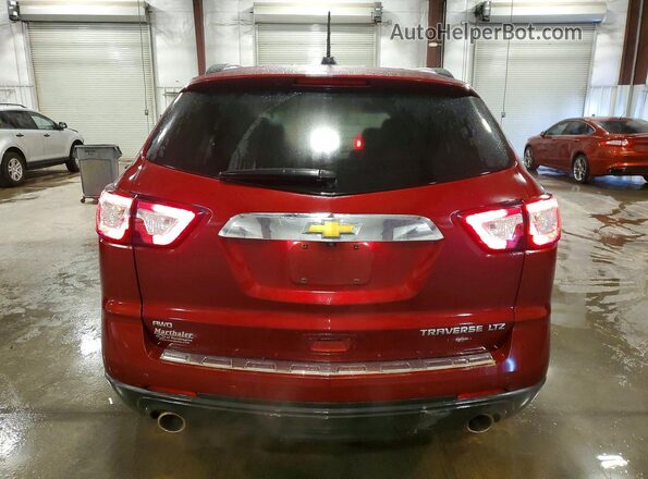 1GNKVJKD1GJ243733 2016 CHEVROLET TRAVERSE Maroon Вид ззаду