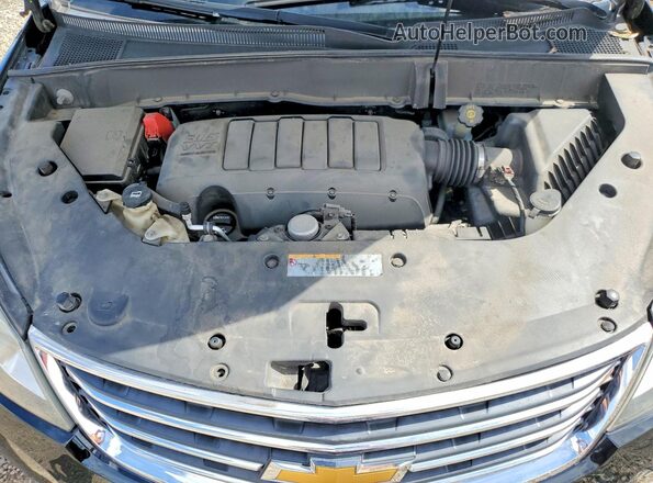 1GNKVJKD5GJ111669 2016 CHEVROLET TRAVERSE Black ძრავის განყოფილების ხედი