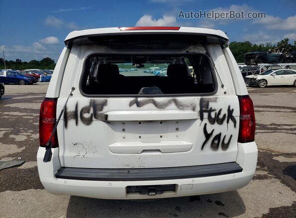 1GNLCDEC0HR182053 2017 CHEVROLET TAHOE White Widok z tyłu