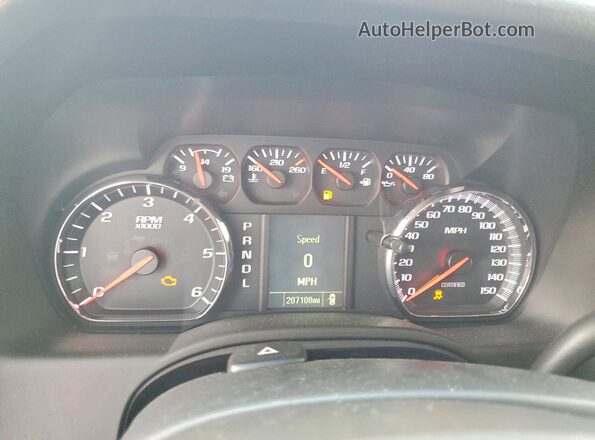 1GNLCDEC2HR185682 2017 CHEVROLET TAHOE White ხელსაწყოთა პანელის ხედი