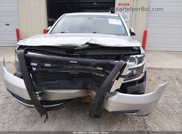 1GNLCDEC6KR201471 2019 CHEVROLET TAHOE Silver Widok z przodu