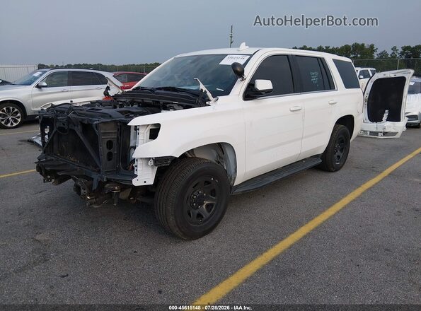 1GNLCDEC6LR246797 2020 CHEVROLET TAHOE White წინა მარცხენა ხედი სამი მეოთხედიდან