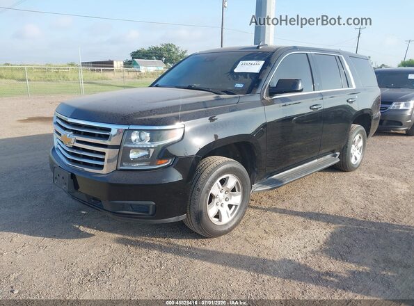 1GNLCDKC7LR116855 2020 CHEVROLET TAHOE Black წინა მარცხენა ხედი სამი მეოთხედიდან