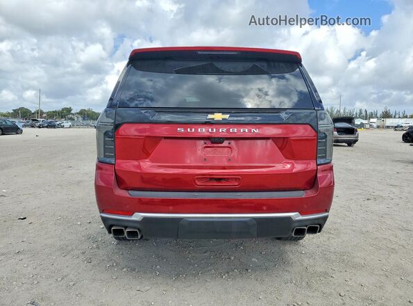 1GNS5GRL7SR213338 2025 CHEVROLET SUBURBAN Red Հետևի տեսք