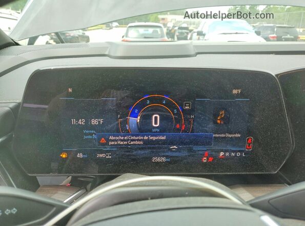 1GNS6FRD2SR248482 2025 CHEVROLET SUBURBAN Black Instrument cluster view