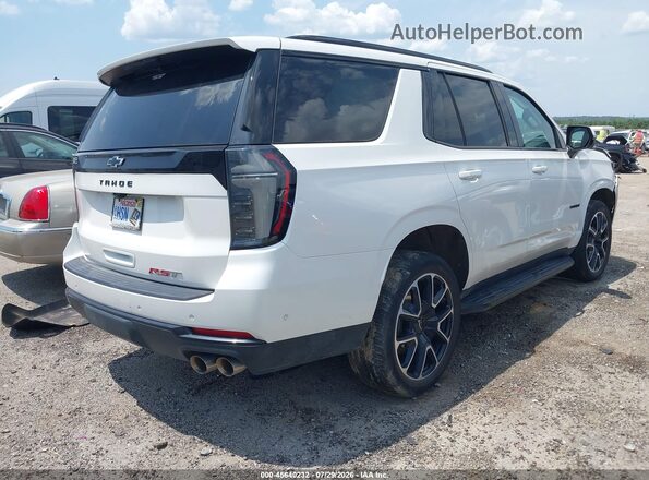 1GNS6RRDXSR271395 2025 CHEVROLET TAHOE White Trasero derecho