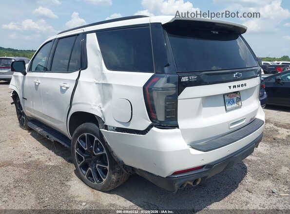 1GNS6RRDXSR271395 2025 CHEVROLET TAHOE White Trasero izquierdo