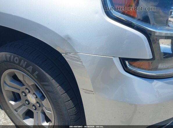 1GNSCAEC1KR101787 2019 CHEVROLET TAHOE Silver Widok z przodu