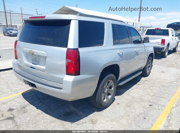 1GNSCAEC1KR101787 2019 CHEVROLET TAHOE Silver Tył prawy