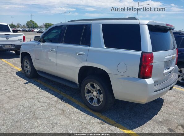 1GNSCAEC1KR101787 2019 CHEVROLET TAHOE Silver Tył lewy