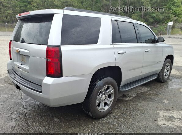 1GNSCAEC6LR203751 2020 CHEVROLET TAHOE Silver Задня права чверть