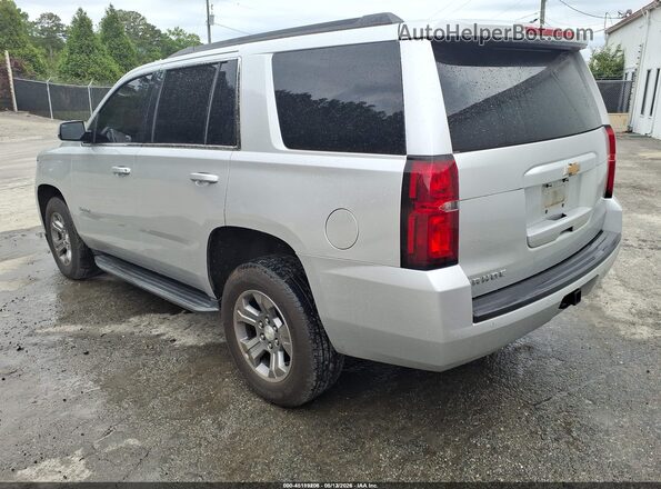 1GNSCAEC6LR203751 2020 CHEVROLET TAHOE Silver Задня ліва чверть