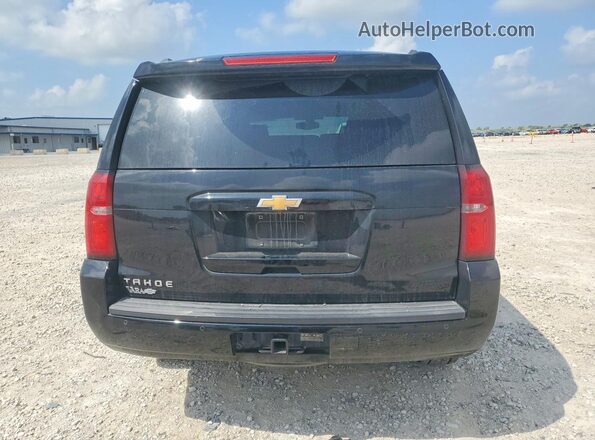 1GNSCAEC8GR462313 2016 CHEVROLET TAHOE Black Widok z tyłu