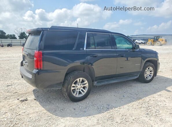 1GNSCAEC8GR462313 2016 CHEVROLET TAHOE Black Tył prawy