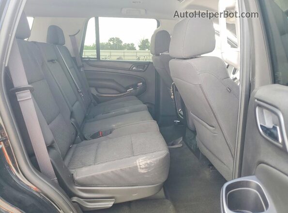 1GNSCAEC8GR462313 2016 CHEVROLET TAHOE Black Widok wnętrza z tyłu