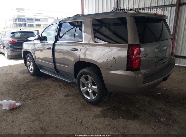 1GNSCAKC1HR322822 2017 CHEVROLET TAHOE Золотой Задняя левая четверть
