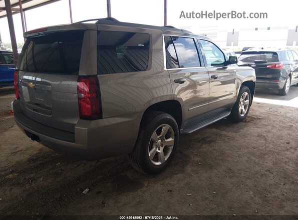 1GNSCAKC1HR322822 2017 CHEVROLET TAHOE Золотой Задняя правая четверть