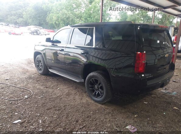 1GNSCAKC2GR454230 2016 CHEVROLET TAHOE Черный Задняя левая четверть