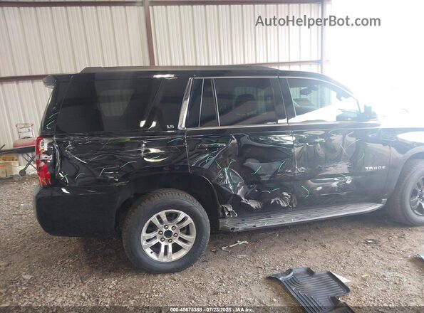 1GNSCAKC2GR454230 2016 CHEVROLET TAHOE Черный Вид спереди