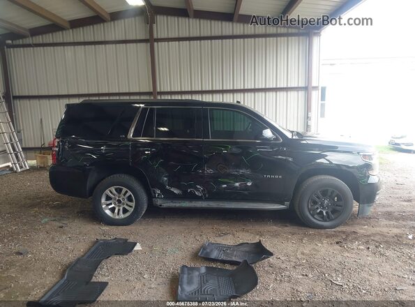 1GNSCAKC2GR454230 2016 CHEVROLET TAHOE Черный Вид задней части салона