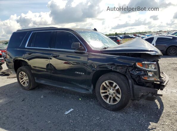 1GNSCAKC2JR175979 2018 CHEVROLET TAHOE Black წინა მარჯვენა