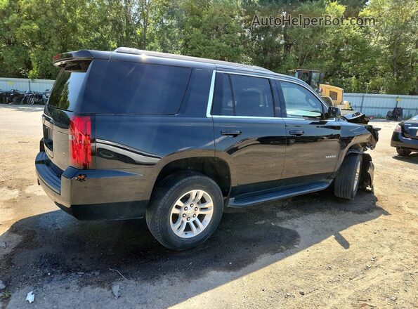 1GNSCAKC2JR264189 2018 CHEVROLET TAHOE Black უკანა მარჯვენა