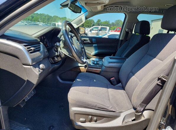 1GNSCAKC2JR264189 2018 CHEVROLET TAHOE Black წინა სალონის ხედი