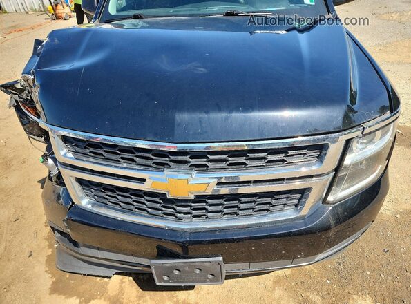 1GNSCAKC2JR264189 2018 CHEVROLET TAHOE Black ძრავის განყოფილების ხედი