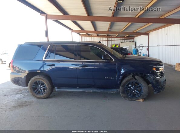 1GNSCAKC4LR118833 2020 CHEVROLET TAHOE Blue 360 interior view