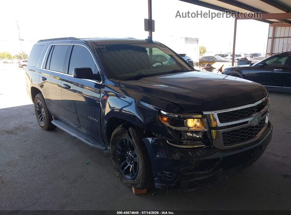 1GNSCAKC4LR118833 2020 CHEVROLET TAHOE Blue Front view
