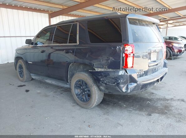 1GNSCAKC4LR118833 2020 CHEVROLET TAHOE Blue Rear left