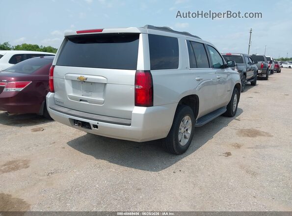 1GNSCAKC7GR106844 2016 CHEVROLET TAHOE Silver Rear right