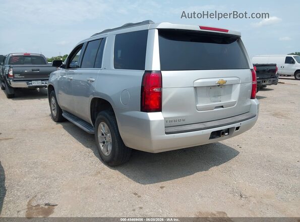 1GNSCAKC7GR106844 2016 CHEVROLET TAHOE Silver Rear left